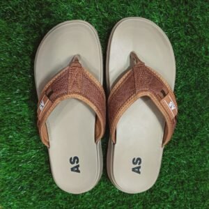 স্টাইলিশ পুরুষদের ব্রাউন ফ্লিপ-ফ্লপ স্যান্ডেল  ( সাইজ 40-44 )