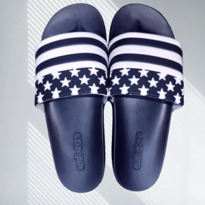 এডিডাস স্টাইলিশ স্ট্রাইপ ও স্টার ডিজাইন স্লাইডার (সাইজ 40-44)